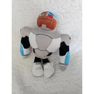 Teen Titans Go Cyborg Plush Figure Stuffed Toy DC Comics Multicolor 9" Robot